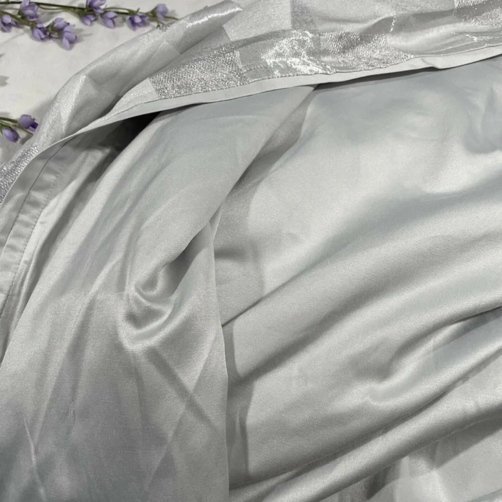 NEW $400 Hudson Park Collection [ Full‎ / Queen ] Facets Duvet Cover Only #D299